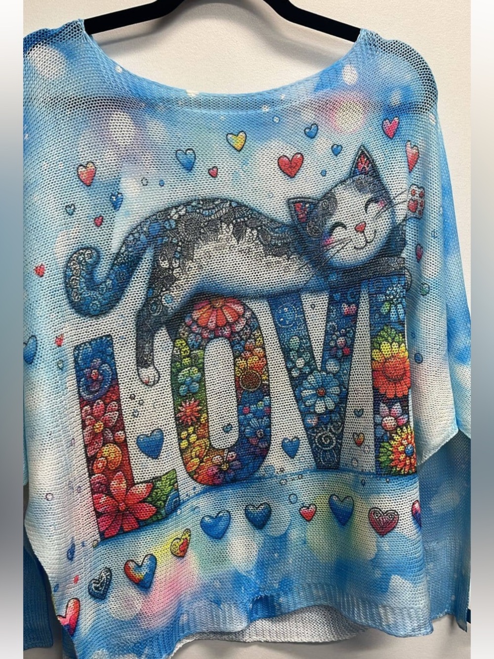 258 ❤️ LOOWIE one size heart sweater
